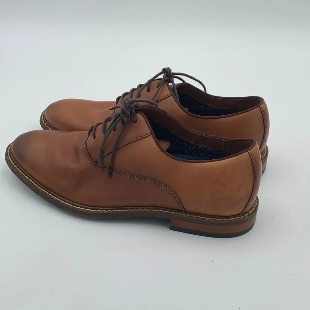 Vince Camuto *Lawsen* Classic Brown Leather Men's dress shoes size 8.5 W